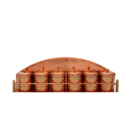 Conjunto de Especiarias em Cobre